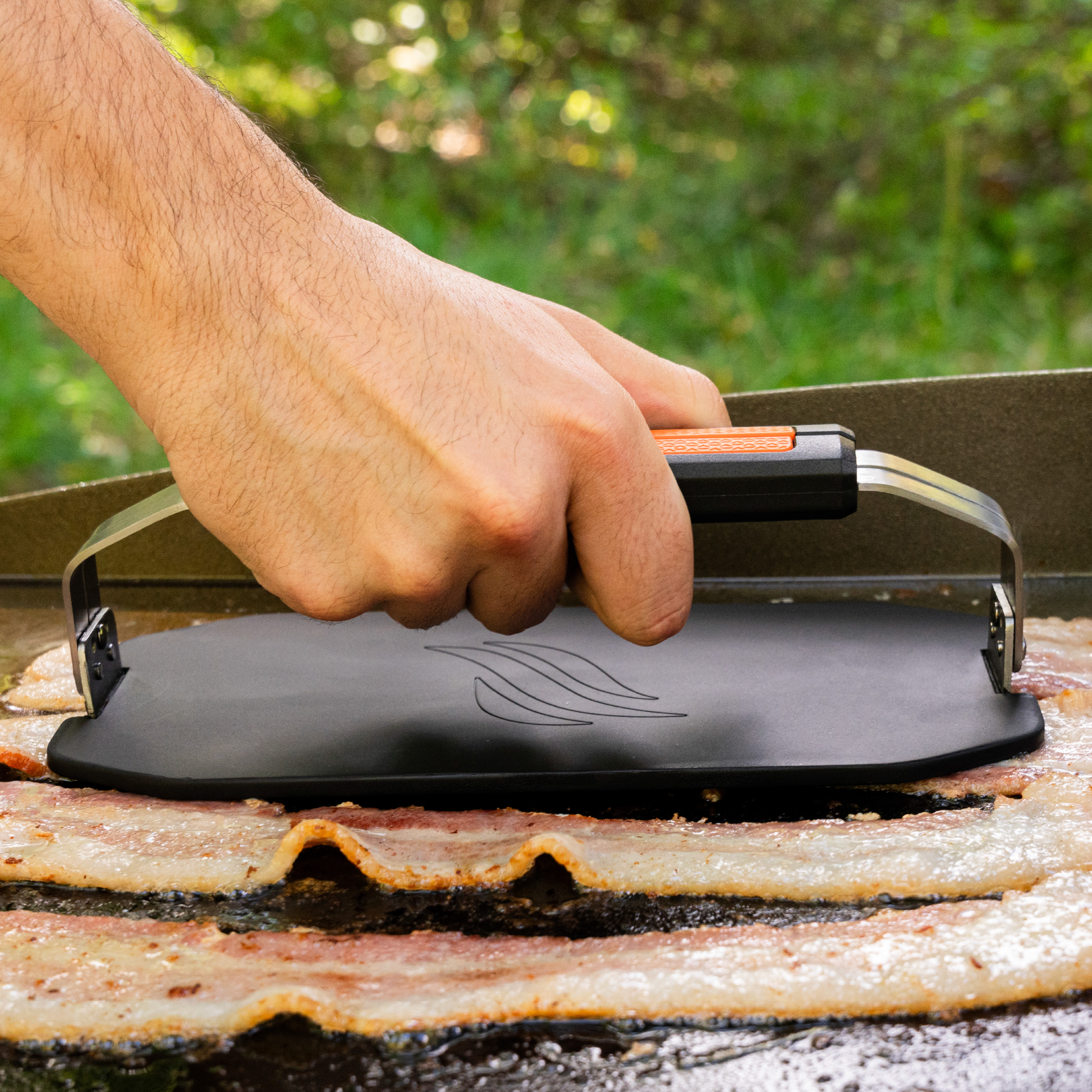 Presse de gril pliable Blackstone, prête pour l’aventure