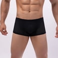 thumbnail image 2 of Mens Boxer Boxers Classic Underwear Solid Black M 1-Pack, 2 of 8