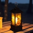 thumbnail image 4 of CJiaWei Large Candle Pumpkin Halloween Decoration With LED Tea Light Flameless Candle For Home Party Decoration, 4 of 5