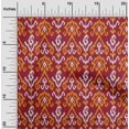 thumbnail image 1 of oneOone Tissu Polyester Lycra Rayé & Paisley Imprimé Ikat pour Couture Largeur 56 Pouces, 1 of 4