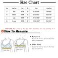 thumbnail image 2 of Women's Bras with Underwire Full-Coverage Bra Feature V-Neck Padded Bra Style W-1042 Navy M, 2 of 6