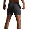 thumbnail image 4 of Mens Shorts Mens Stripe Printed Casual Drawstring Pockets Elastic Sports Shorts, 4 of 9