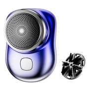 EGNMCR Electric Shaver For Men,Mini-Shave Portable Electric Shaver Pocket Size Portable Shaver Wet And Dry Mens USB Rechargeable Shaver Charging With 1pc Cutter Head Pocket Shave