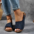 thumbnail image 4 of Mepaouo Orthopedic Sandals for Womens Hollow Wedge Platform Slides Arch Support Walking Slippers, 4 of 8