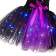 thumbnail image 4 of WEAIXIMIUNG Robes pour Filles Taille 10-12 Été Robe pour Tout-Petits Filles Led Sans Manches Robe Tutu en Maille Fête, 4 of 4