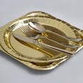thumbnail image 3 of Unique Industries' Gold Foil 7" Square Dessert Plates, 8ct, 3 of 3
