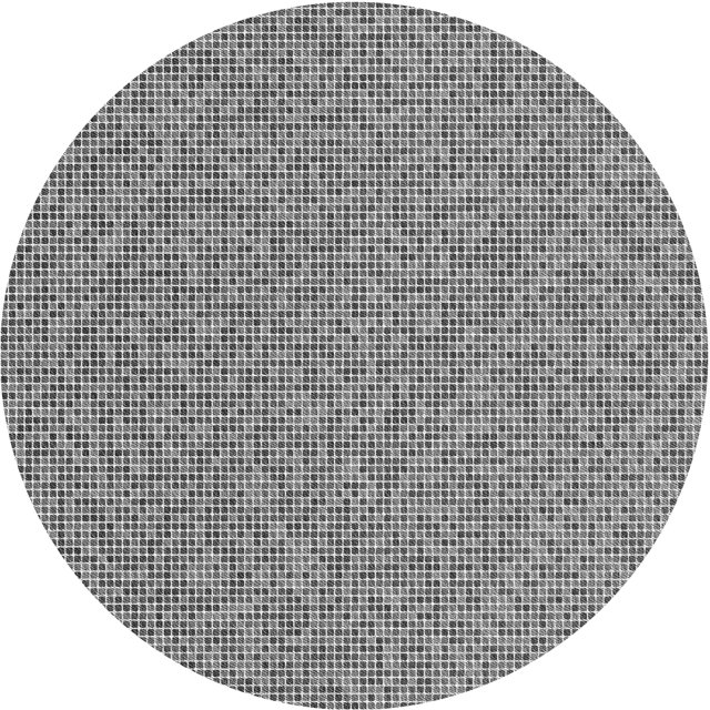 Ahgly Company Tapis d'Intérieur Lavables en Machine, Ronds, Gris Argent Transitionnel, Ronds de 6 Pi