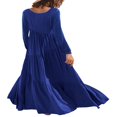 thumbnail image 4 of EIMELI Robes Longues Décontractées à Manches Longues pour Femmes, 4 of 5