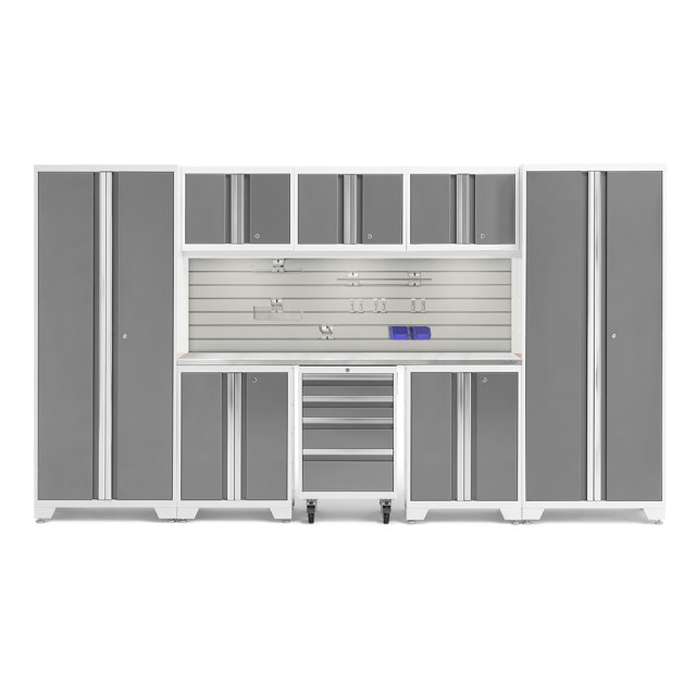 NewAge Products Série Audacieuse Ensemble d'Armoires de 9 Pcs