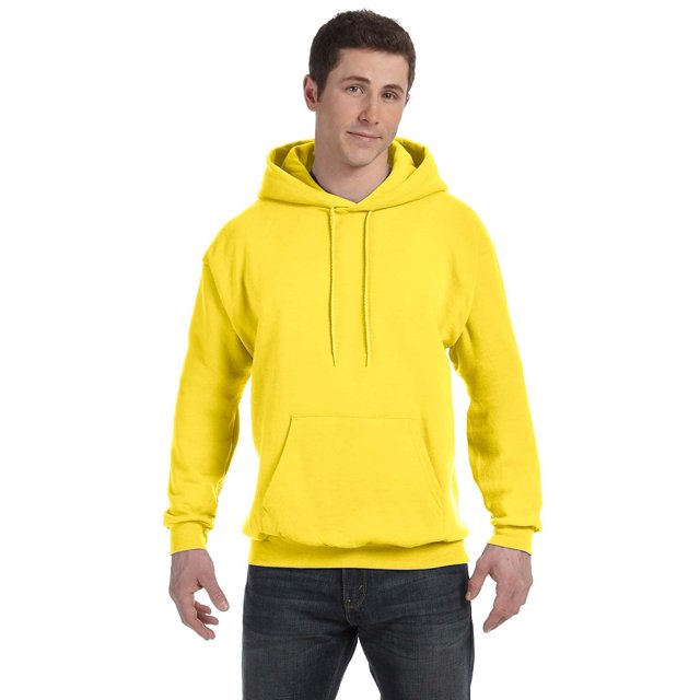 Le Hanes 78 oz EcoSmart 50/50 Chandail à Capuche - Jaune - S