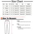 thumbnail image 3 of Pantalon Grand en Coton et Lin pour Femmes, Habillé Décontracté, Couleur Unie, Taille Haute, Pantalon de Détente, Pantalon Capri d'Entraînement pour Femmes, 3 of 5