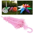 thumbnail image 4 of Lace Parasol, Beautiful Bridal Umbrella Lace Embellishment  For Photos For Weddings For Parties Pink, 4 of 8