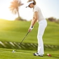 thumbnail image 4 of Gymax Women's 9 Pieces Complete Golf Club Set w/ 460cc Alloy Driver & Head Covers Pink, 4 of 10