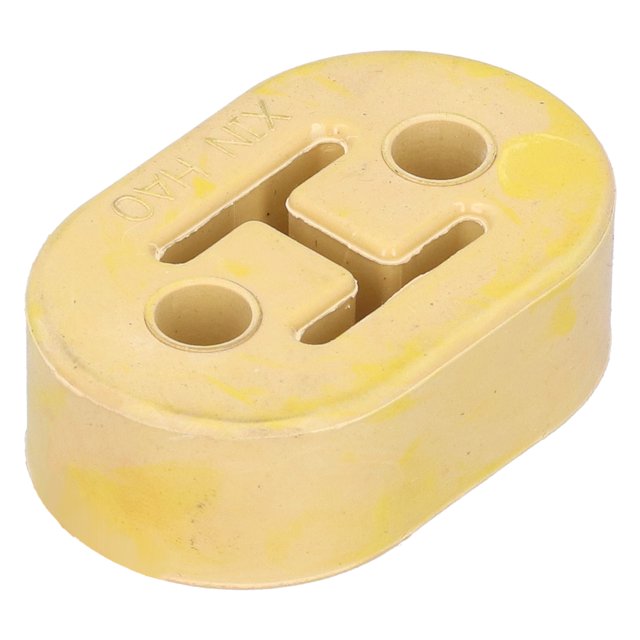Rubber Insulator Mount 2-Hole Muffler Hanger Polyurethane Shakeproof Universal Automobile Exhaust Pipe FittingsYellow