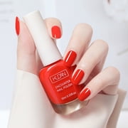 Clearance Items! Gspmoly Nail Polish Set, New Tear Off Water Based Nail Polish Tasteless No Bake Drying Transparent and Bright Oil Student Peelable Nail Polish 10Ml Gel Nail Polish