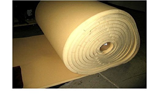 Tan Ensolite Firm Yoga Mat Camping Mat Closed Cell Foam K-Flex material/insul-sheet 58"x 96"x 1-1/8 Thick