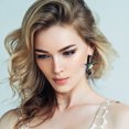 thumbnail image 3 of 2 Pairs Fashion Earrings Girl Ear Ring Bird Pattern Ear Drops Ear Accessory, 3 of 8
