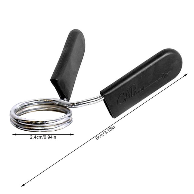 2 Pcs Pinces à Ressort pour Barre de Musculation; Clips de Verrouillage de Barre de Poids à Dégagement Rapide, 24mm