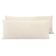thumbnail image 3 of Cord Plush Body Pillow Oat, 3 of 3