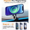 thumbnail image 5 of Entronix Heavy Duty Case For iPhone 12, 12 Pro, Translucent Matte Back, Magnetic Sturdy Case, Navy, 5 of 5