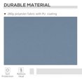 thumbnail image 4 of Outsunny Auvent Rétractable Abri Pare-Soleil Manuel Gris Pâle, 4 of 10
