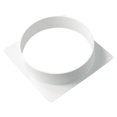 thumbnail image 2 of Air Vent Duct Connector Flange Straight Ventilation Pipe Plastic Ducting Tools 200Mm, 2 of 10