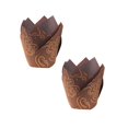 thumbnail image 1 of Oleegame 2PC Cupcake Liners Cup Paper Tuli Baking Wrappe Case Cake Muffin Cup Box, 1 of 2