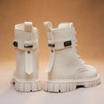 thumbnail image 4 of Bottes pour Filles Nœud Papillon Baril Long Cuir Princesse Mode Automne, 4 of 7