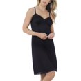 thumbnail image 3 of Vanity Fair Womens Rosette Lace Full Slip, 42-24 Length, Midnight Black, 3 of 5