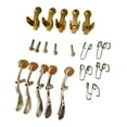 thumbnail image 3 of Milaget Accessoires de Valve de Crachoir de Trompette Pièces de Rechange pour Réparation de Tuba Trombone 1 Ensemble d'Outils de Réparation, 3 of 9