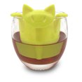 thumbnail image 2 of Accueil Bureau Mignon Forme de Chat Silicone Thé Infuseur Filtre Filtre Ensemble de Thé Accessoire Vert, 2 of 10