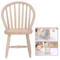 thumbnail image 4 of Doll House Chair, Dollhouse Wooden Chair Simple Style 1:12 Scale Vivid Design  For Decoration, 4 of 8