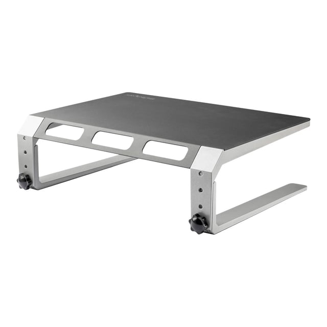 StarTech.com Support de Moniteur - pour Moniteur jusqu'à 32 Pouces - Hauteur Réglable - Support de Moniteur d'Ordinateur - Acier et Aluminium (MONSTND) - Support - pour Moniteur - Aluminium, Acier - Taille d'Écran : 32 Pouces - Bureau