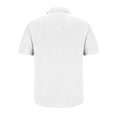 thumbnail image 4 of Chemises pour Hommes, Mode Décontractée Col en V Manches Pull Respirant Chemise Blouse Hauts, 4 of 5