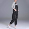 thumbnail image 4 of Timegard Overalls for Women Plus Size Loose Denim Jumpsuit Stretch Classic Jean Rompers with Pockets, 4 of 6