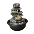 thumbnail image 1 of Indoor Waterfall Fountains Desktop Fountain for Office Meditation Decoration Style C, 1 of 8
