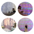 thumbnail image 3 of TFixol 10 X 6FT 200LEDs Curtain String Lights Curtain Fairy Lights Christmas Decorative Hanging Lights Copper Wire Waterfall Lights with 8 Lights Modes Remote Control for Wedding Party Home, 3 of 6