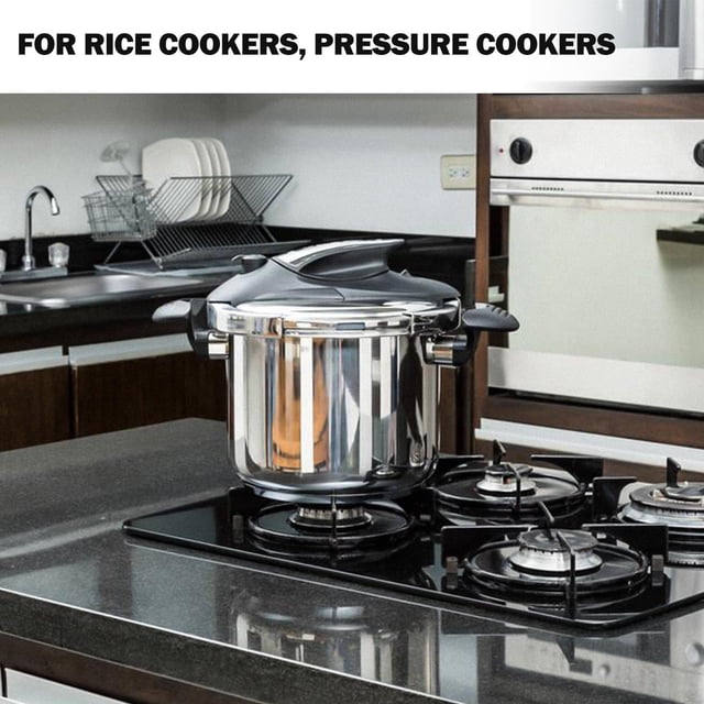GAXIRE 1 Set of Pressure Cooker Parts Black Plastic for Restaurant Use