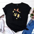 thumbnail image 2 of T-Shirts à Manches Courtes pour Femmes T-Shirts Décontractés pour Femmes à Imprimé Graphique Floral T-Shirt à Manches Courtes pour Enseignante Hauts T-Shirts pour Femmes Décontractés, 2 of 3