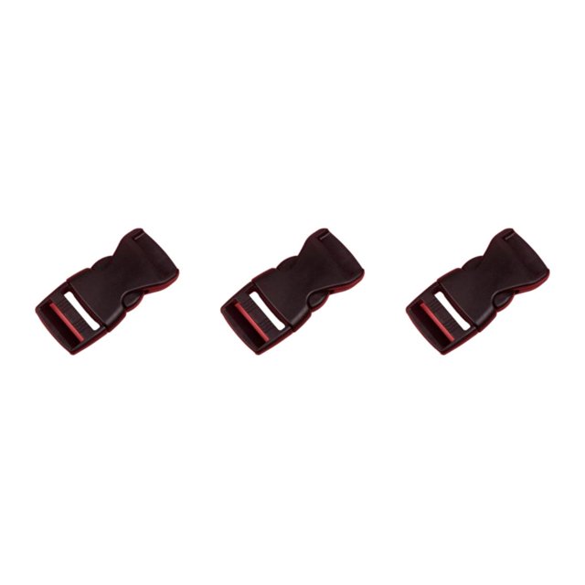 Transemion 10pcs/set Clasp Belt Buckles Designed With In Mind Convenient Release Buckle black 3Set