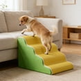 thumbnail image 1 of Deeceymbur Foam Pet Stairs for Dogs Cats Non Slip Surface Washable Cover Portable Step Ramp Supportive Design for Senior Small Medium Pet Indoor Rest, 1 of 6