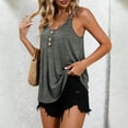 thumbnail image 2 of Sentmoon Hauts Habillés pour Femmes T-Shirt pour Femmes Camisole à Col Rond Couleur Unie à la Mode Plissée Top Modelant Décontracté pour Usage Quotidien Gris TTG, 2 of 7