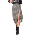 thumbnail image 3 of Wangsaura Ladies Summer Leopard Print/Floral Print High Waist Skirt, 3 of 7