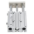 thumbnail image 1 of 3 Tige Pneumatique Cylindre SMC Type Double Action 12mm Alésage 40mm Course avec Guide, 1 of 14