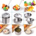 thumbnail image 2 of ZheElen Miniature Cookware Set For Kids Cooking Adventures Kitchen Toy Play House Or Any Occasion 3. Metal, 2 of 6
