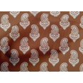 thumbnail image 5 of oneOone Cotton Poplin Brown Fabric Block Craft Projects Decor Fabric Printed By The Yard 56 Inch Wide, 5 of 5