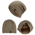 thumbnail image 4 of Womens and Mens Diamond Check Sweater Cap Men's Cycling Soft Knit Cap, 4 of 4