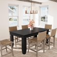 thumbnail image 5 of 63" Rectangular Dining Table with Scratch-Resistant Laminate Top, Sturdy Kitchen Table for 6 with Adjustable Leveling Feet, Easy Assembly，Chair not included, 5 of 5