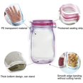 thumbnail image 2 of Sacs Réutilisables pour Congélateur, Sacs d'Épicerie, Sacs d'Épicerie Réutilisables, Sac Mason, Sac à Fermeture Éclair Frais, Sacs de Rangement pour Aliments, Sacs de Collation pour Rangement des Aliments (25 Pcs), 2 of 7