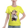 thumbnail image 1 of T-Shirt Basique à Manches Courtes pour Femmes Demon Slayer : Koiju et Nidouzi, 1 of 6